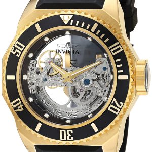 Invicta Herrklocka 25625 Russian Diver Svart/Gummi Ø52 mm