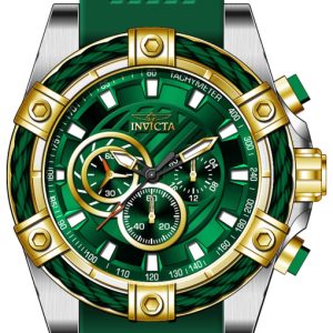 Invicta Herrklocka 25764 Bolt Grön/Gummi Ø52 mm