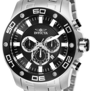 Invicta Herrklocka 26074 Pro Diver Svart/Stål Ø50 mm