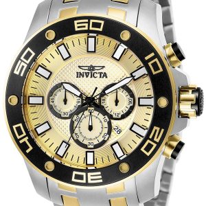 Invicta Herrklocka 26080 Pro Diver Gulguldstonad/Gulguldtonat stål