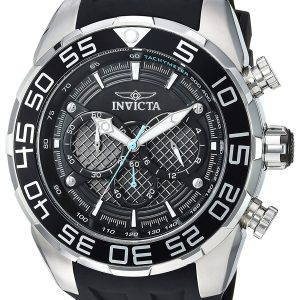 Invicta Herrklocka 26314 Speedway Svart/Gummi Ø50 mm