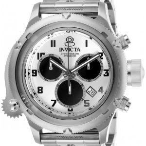 Invicta Herrklocka 26460 Russian Diver Silverfärgad/Stål Ø52 mm