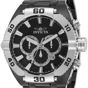 Invicta Herrklocka 27260 Coalition Forces Svart/Stål Ø50 mm