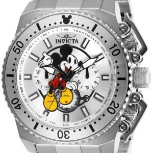 Invicta Herrklocka 27287 Disney Silverfärgad/Stål Ø48 mm