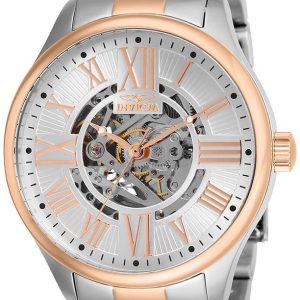 Invicta Herrklocka 27558 Silverfärgad/Roséguldstonat stål Ø45 mm