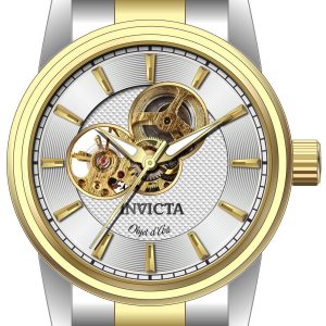 Invicta Herrklocka 27561 Silverfärgad/Gulguldtonat stål Ø44 mm