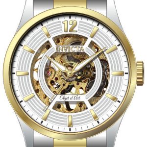 Invicta Herrklocka 27572 Vit/Gulguldtonat stål Ø44 mm