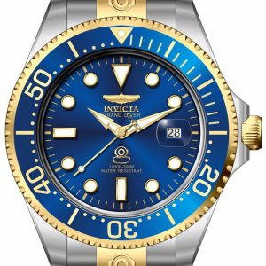 Invicta Herrklocka 27613 Pro Diver Blå/Gulguldtonat stål Ø47 mm