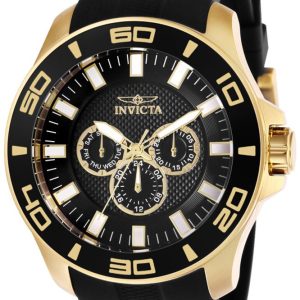 Invicta Herrklocka 28001 Pro Diver Svart/Gummi Ø50 mm