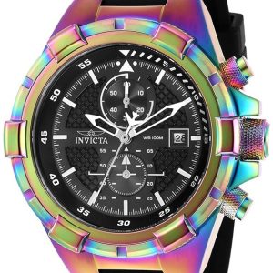 Invicta Herrklocka 28104 Aviator Svart/Gummi Ø50 mm