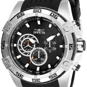 Invicta Herrklocka 28227 Speedway Svart/Stål Ø52 mm