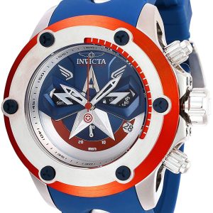 Invicta Herrklocka 28420 Marvel Flerfärgad/Gummi Ø52 mm