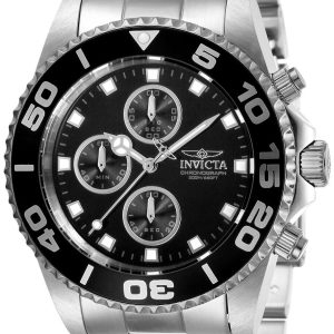 Invicta Herrklocka 28689 Pro Diver Svart/Stål Ø43 mm