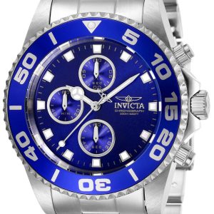 Invicta Herrklocka 28690 Pro Diver Blå/Stål Ø43 mm