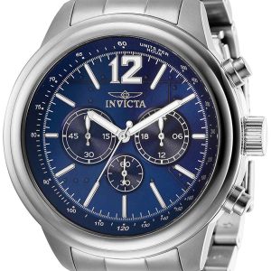 Invicta Herrklocka 28895 Aviator Blå/Stål Ø49 mm