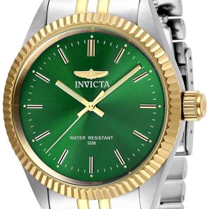 Invicta Herrklocka 29379 Specialty Grön/Gulguldtonat stål Ø43 mm