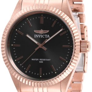 Invicta Herrklocka 29389 Specialty Svart/Roséguldstonat stål Ø43 mm