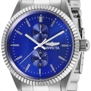 Invicta Herrklocka 29420 Specialty Blå/Stål Ø43 mm