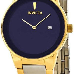 Invicta Herrklocka 29469 Specialty Blå/Gulguldtonat stål Ø40 mm