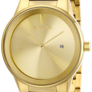 Invicta Herrklocka 29471 Gulguldstonad/Gulguldtonat stål Ø40 mm