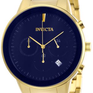 Invicta Herrklocka 29479 Specialty Blå/Gulguldtonat stål Ø43 mm