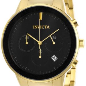 Invicta Herrklocka 29480 Specialty Svart/Gulguldtonat stål Ø43 mm