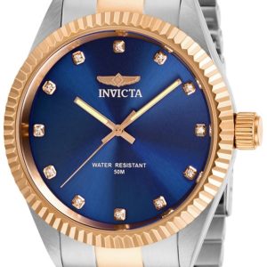 Invicta Herrklocka 29505 Specialty Blå/Roséguldstonat stål Ø43 mm