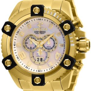 Invicta Herrklocka 29541 Reserve Vit/Gulguldtonat stål Ø56 mm