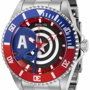 Invicta Herrklocka 29680 Marvel Flerfärgad/Stål Ø44 mm