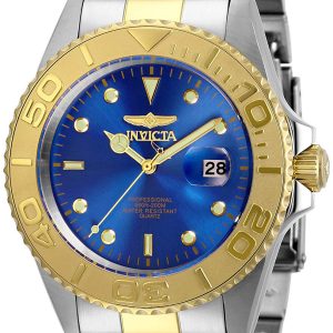 Invicta Herrklocka 29949 Pro Diver Blå/Gulguldtonat stål Ø43 mm