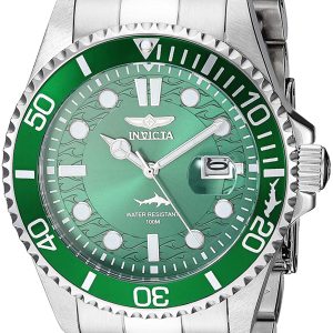 Invicta Herrklocka 30020 Pro Diver Grön/Stål Ø43 mm