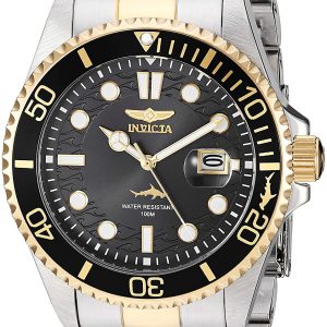 Invicta Herrklocka 30023 Pro Diver Svart/Gulguldtonat stål Ø43 mm