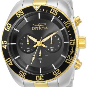 Invicta Herrklocka 30058 Pro Diver Svart/Gulguldtonat stål Ø48 mm