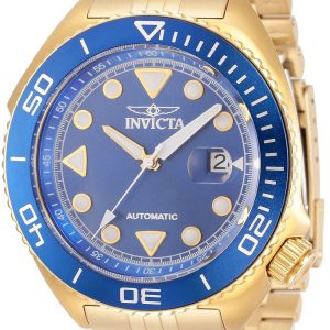 Invicta Herrklocka 30420 Blå/Gulguldtonat stål Ø47 mm