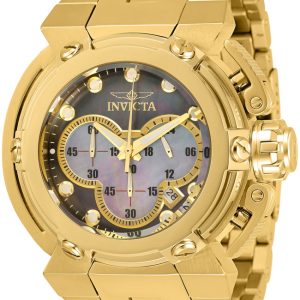 Invicta Herrklocka 30458 Grå/Gulguldtonat stål Ø46 mm