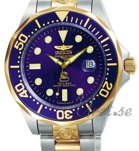 Invicta Herrklocka 3049 Pro Diver Blå/Gulguldtonat stål Ø47 mm