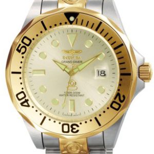 Invicta Herrklocka 3050 Pro Diver Vit/Gulguldtonat stål Ø47 mm