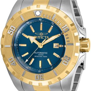 Invicta Herrklocka 30502 Pro Diver Blå/Gulguldtonat stål Ø52 mm