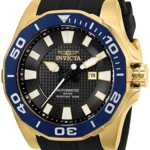 Invicta Herrklocka 30505 Svart/Gummi Ø53 mm