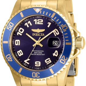 Invicta Herrklocka 30694 Pro Diver Blå/Gulguldtonat stål Ø40 mm