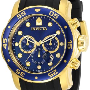 Invicta Herrklocka 30763 Pro Diver Blå/Gulguldtonat stål Ø48 mm