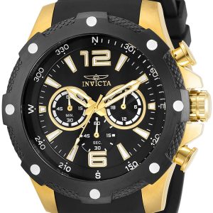 Invicta Herrklocka 30769 I-Force Svart/Gulguldtonat stål Ø50 mm