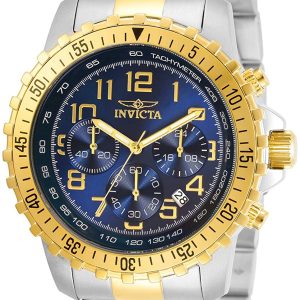 Invicta Herrklocka 30793 Specialty Blå/Gulguldtonat stål Ø45.5 mm