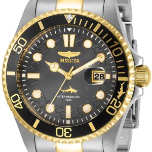 Invicta Herrklocka 30809 Pro Diver Grå/Gulguldtonat stål Ø43 mm