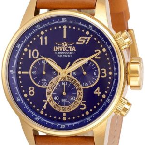 Invicta Herrklocka 30917 S1 Rally Blå/Läder Ø46 mm