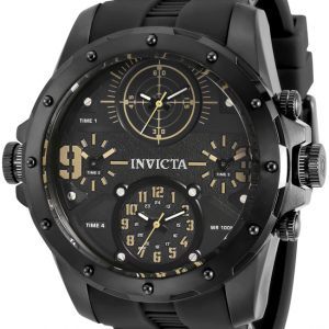 Invicta Herrklocka 31140 Svart/Stål Ø50 mm