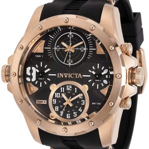 Invicta Herrklocka 31142 Coalition Forces Svart/Roséguldstonat stål