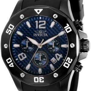 Invicta Herrklocka 31212 Specialty Blå/Gummi Ø45 mm