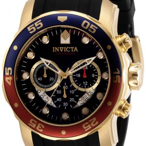 Invicta Herrklocka 31293 Pro Diver Svart/Gulguldtonat stål Ø48 mm