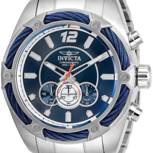 Invicta Herrklocka 31470 Bolt Blå/Stål Ø52 mm